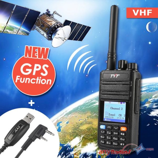 TYT MD-380G GPS VHF 136-174MHz DMR Walkie Talkie