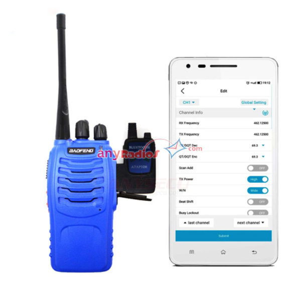 Bluetooth Programming Adaptor with GPS for Baofeng Two Way Radio