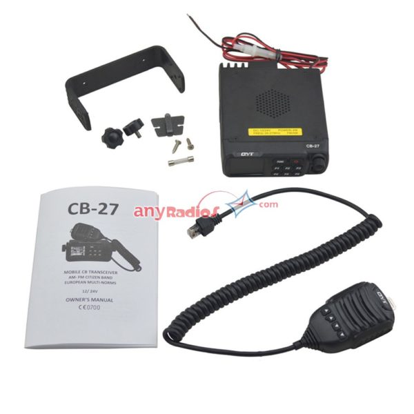 QYT CB-27 AM-FM Citizen Band CB Mobile Radio - Image 7