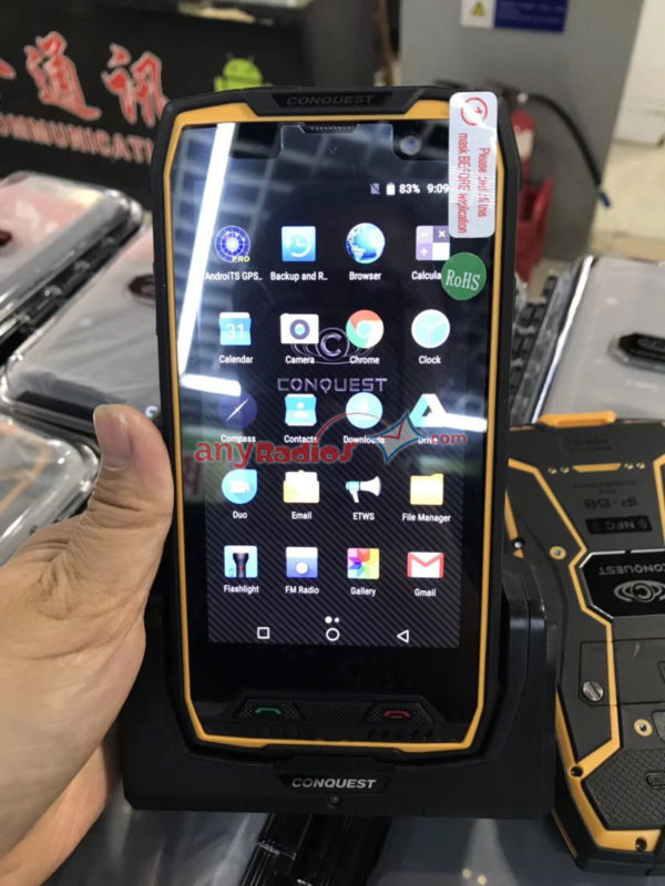 Conquest S11 Rugged Android 4G LTE Zello IP68 Shockproof Smartphone - Image 5