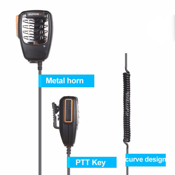 Kenwood 2-pin Plug Hand Shoulder Speaker Microphone - Image 2