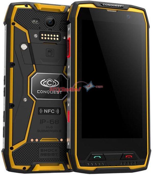 Conquest S11 Rugged Android 4G LTE Zello IP68 Shockproof Smartphone