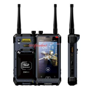 2018 Conquest S1 RFID 2D Scanning IP68 Waterproof DMR Phone 4G Lte Android Octa Core POC Walkie Talkie