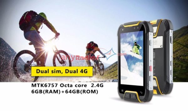 Snopow M10W Rugged Android 4G LTE DMR  Radio IP68 NFC OTG Smartphone - Image 3