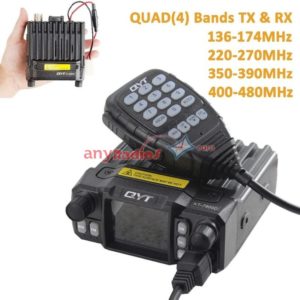 QYT KT-7900D 25W Colorful Screen Small Mini Quad Band Mobile Radio