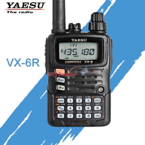 YAESU VX-6R Dual Band Amateur Submersible Walkie Talkie
