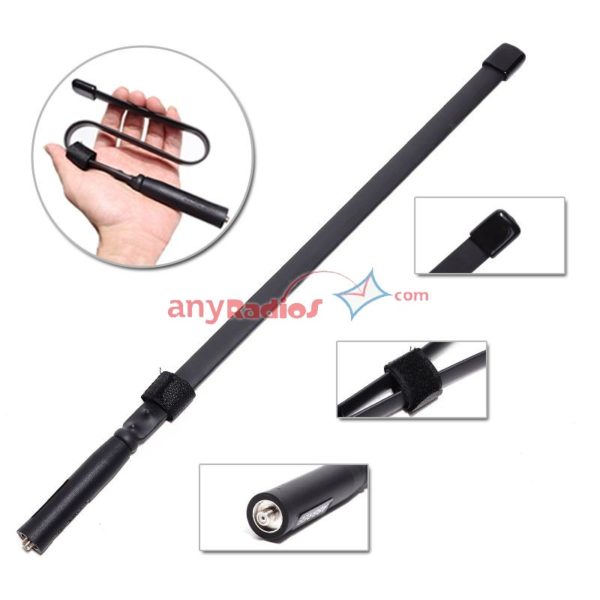 2018 Updated VHF UHF Foldable Flat Gain CS Tactical Antenna - Image 3