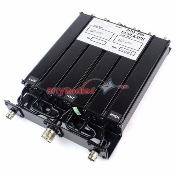 25W UHF 6 Cavity Duplexer Repeater N-connector