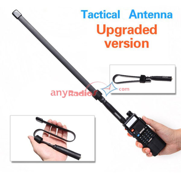 2018 Updated VHF UHF Foldable Flat Gain CS Tactical Antenna