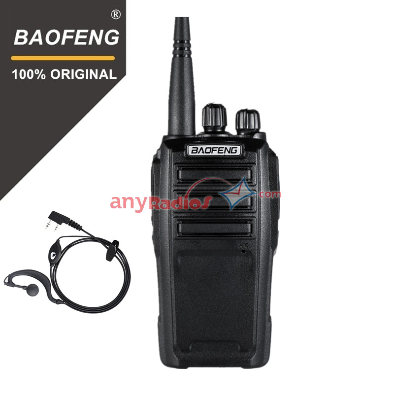 BaoFeng UV-6 Dual Band VHF UHF 136-174/400-470 Two Way Radio Microphone Speaker 