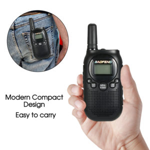 0.5W VOX Flashlight Key Lock 1.5KM Range New T6 Baofeng Mini Walkie Talkie