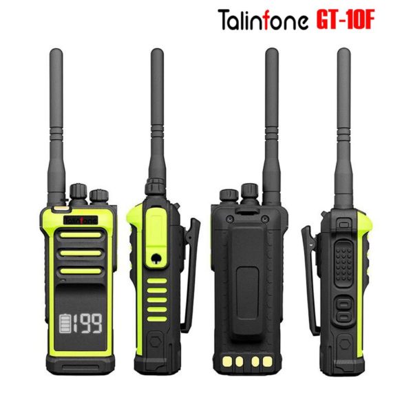 Talinfone GT-10F Rugged Walkie Talkie 10W Hidden Display - Image 3