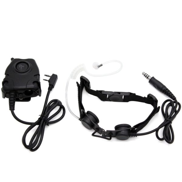 Two-way Radio Z Tactical Throat Mic Earpiece Z003 with Peltor PTT - Image 5