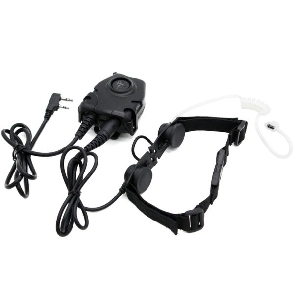 Two-way Radio Z Tactical Throat Mic Earpiece Z003 with Peltor PTT - Image 6
