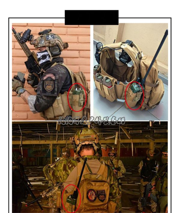 MOLLE Military Radio Station Accessories Bag PRC148 PRC152 Tactical Bags - Image 2