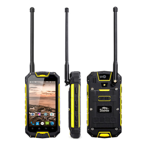 Snopow M5P IP68 Waterproof Rugged 4G LTE Smartphone UHF Walkie Talkie - Image 5