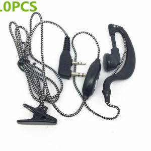 Kenwood Baofeng Wouxun KG-UVD1P TYT Handheld Radio Woven Wire Earpieces