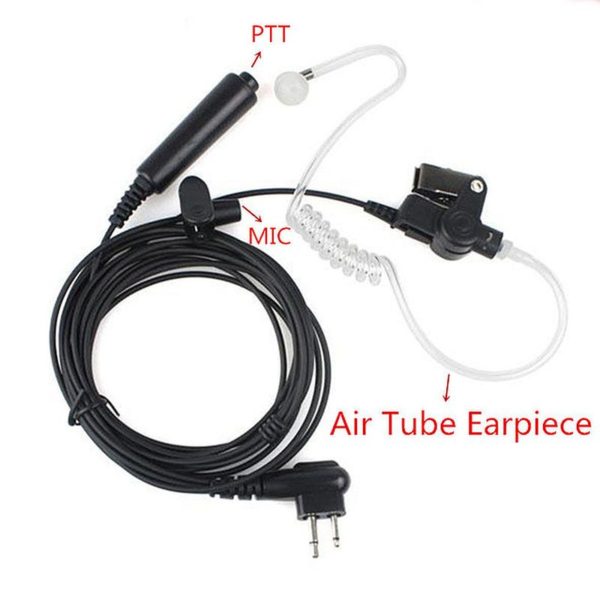 Motorola Radio 2Pin 3 Wire Pro Covert Acoustic Tube Earpiece - Image 2