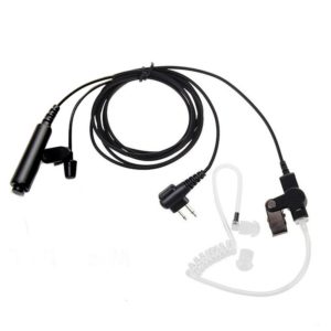 Motorola Radio 2Pin 3 Wire Pro Covert Acoustic Tube Earpiece
