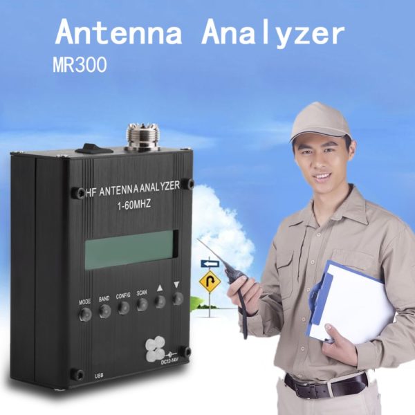 Ham Hobbyists MR300 HF Antenna Analyzer Digital Shortwave Meter Tester 1-60MHz