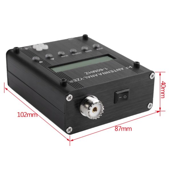 Ham Hobbyists MR300 HF Antenna Analyzer Digital Shortwave Meter Tester 1-60MHz - Image 5