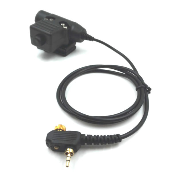 New Motorola MTP850 MTH600 Element U94 PTT Military Headset Adaptor - Image 3