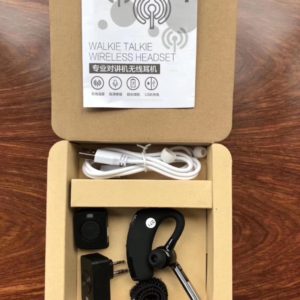 New Ver PTT Bluetooth Earpiece for ICOM IC-V82 IC-V8 etc Radios