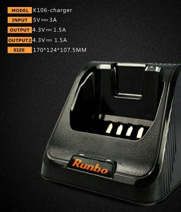 Runbo / Rfinder H1 H1A H1B H1C DMR 4G LTE Phone Charger Docking - Image 3