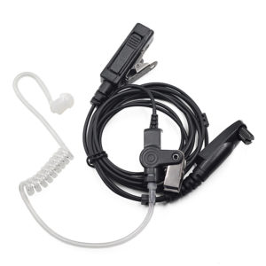 Newest Motorola Radio GP328 plus GP338 Surveillance PTT Mic Acoustic Tube Headset