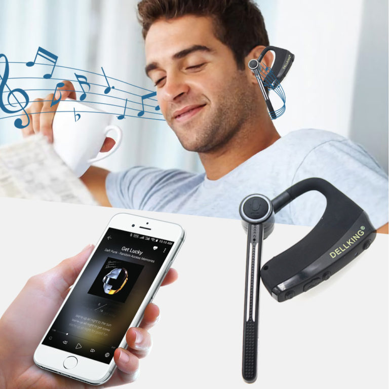 Dual PTT Wireless Bluetooth Headset Zello Push to Talk Support Android System Any Radios