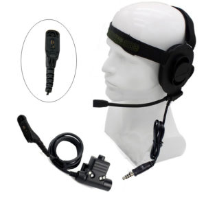 U94 PTT Z Tactical Bowman Elite II HD01 Earpiece For Motorola DP3400 XiR P8608 DGP6150+ GP328D GP338D