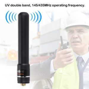 High Gain 10W SMA-F Short Antenna HH-S518+ For Baofeng UV-5R Kewood TYT etc Two Way Radio