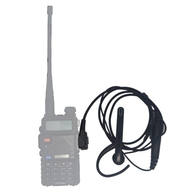 New Universal Ear Rod PTT Earphone Mic For TYT Kenwood Baofeng HYT Handheld Radios - Image 2