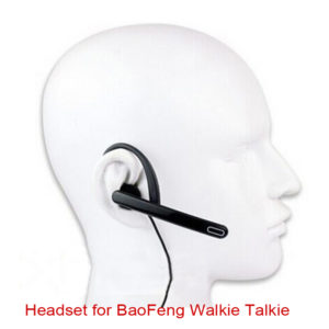 New Universal Ear Rod PTT Earphone Mic For TYT Kenwood Baofeng HYT Handheld Radios