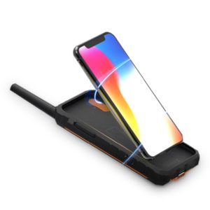 3500mAh Power Bank UHF400-470MHz Two Way Radio iPhone Phone Case 3 in 1