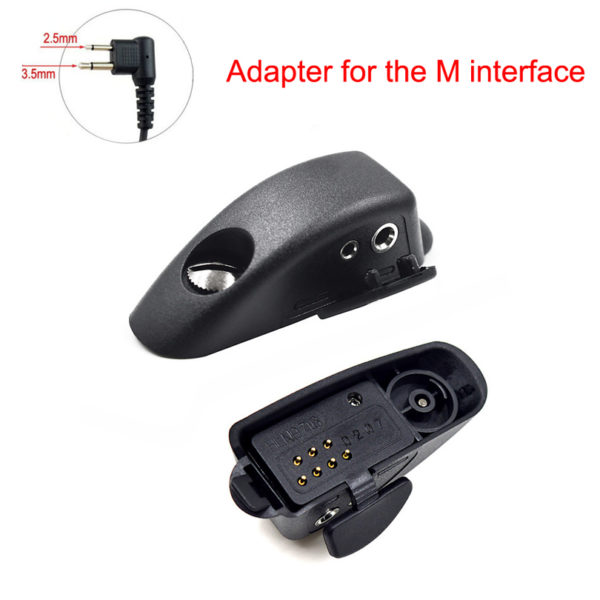 Walkie Talkie Headset Adapter for Motorola GP328 GP338 GP340 PRO5150 HT750