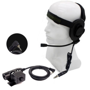 HD01 Z Tactical Bowman Elite II Headset  U94 PTT Z113 for Motorola T5428 T6200 T6210 TKLR T3 Radio