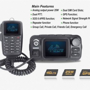 YANTON TM-7700D 4G UHF VHF Dual Band Analog Network POC Radio