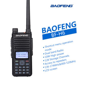 Baofeng BF-H6 Dual Band 10W High Powerful Handheld Radios