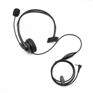 Motorola Radios 2.5mm 1 Pin Headset PTT Boom Microphone
