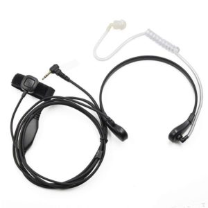 2.5mm Throat Microphone Mic Earpiece PTT for Motorola Radio TLKR T80 T60 T5 T7 T5410 T5428 FR50 XTR446