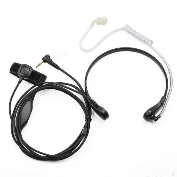 2.5mm Throat Microphone Mic Earpiece PTT for Motorola Radio TLKR T80 T60 T5 T7 T5410 T5428 FR50 XTR446