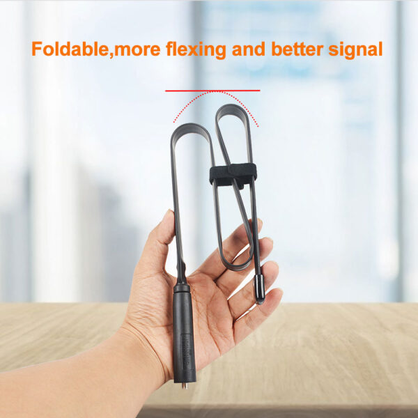 108cm Ulta-long Ham Radio Dual Band Tactical Outdoor Extend Foldable Antenna - Image 2