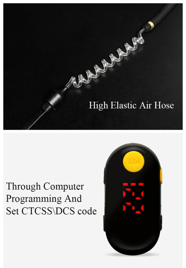 2020 Mini Ear hanging Ham Radio UHF 400-470MHz 0.5W - Image 3