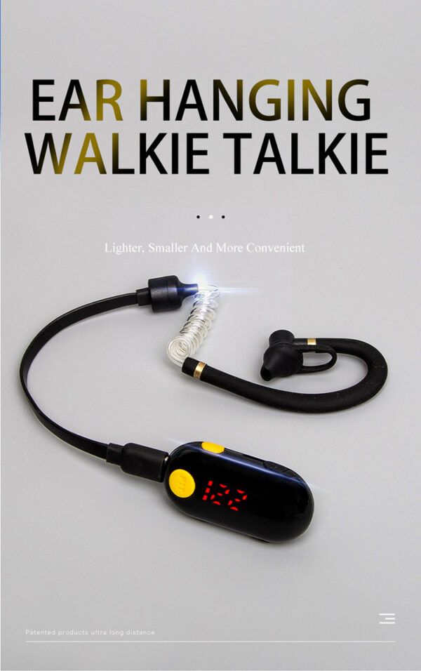 2020 Mini Ear hanging Ham Radio UHF 400-470MHz 0.5W