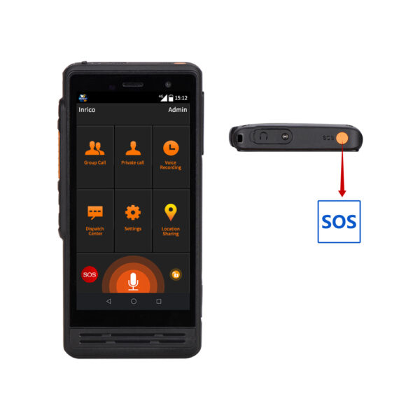 Latest Inrico S300 IP68 Waterproof Network 4G LTE PTT Android Radio Phone - Image 3