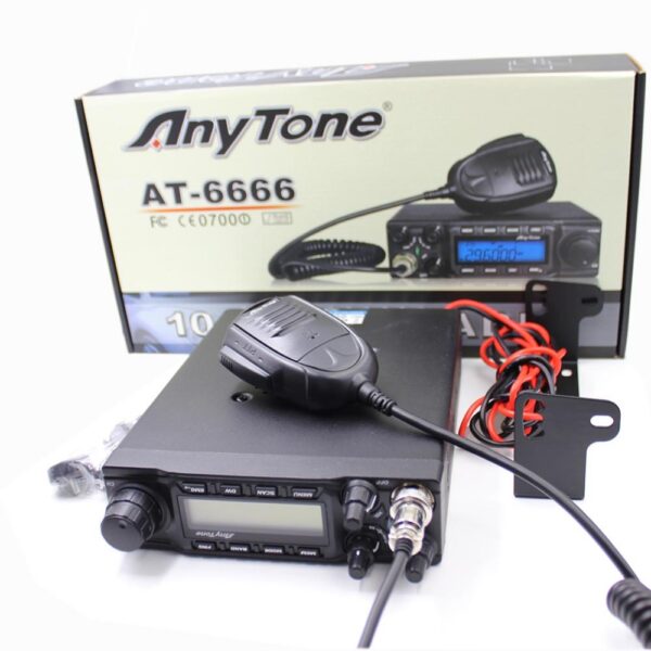 Anytone AT-6666 10 Meter 28-29.7 MHz CB Radio +Program cable - Image 2
