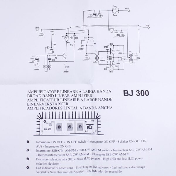 Baojie BJ300 Mini High Power CB Radio Amplifier - Image 4
