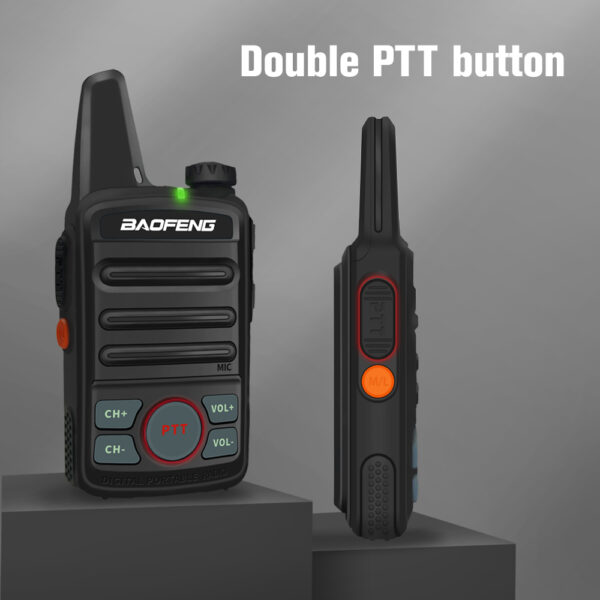 2PCS NEW Upgraded BF-T1 Baofeng BF-T99 Mini Walkie-talkie T99 UHF Ham Radio Station - Image 4
