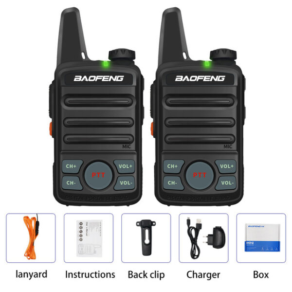 2PCS NEW Upgraded BF-T1 Baofeng BF-T99 Mini Walkie-talkie T99 UHF Ham Radio Station - Image 7